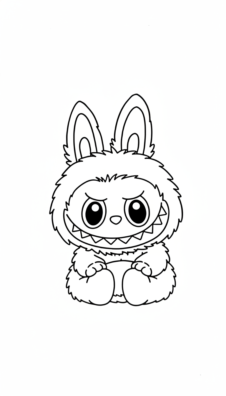 Labubu Coloring Pages – colorprintbooks.com